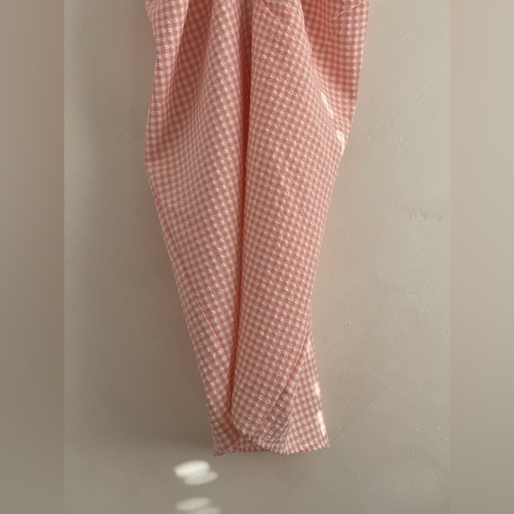 NWT - Mango Peach Gingham Halter Dress - Size M - Picture 4 of 6